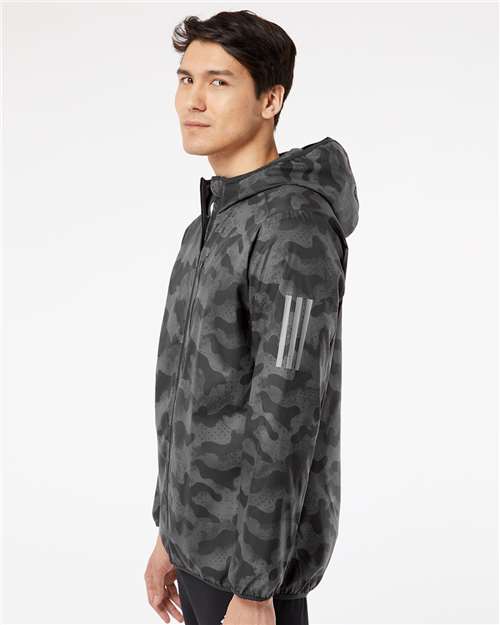 Adidas Hooded Full-Zip Windbreaker - 