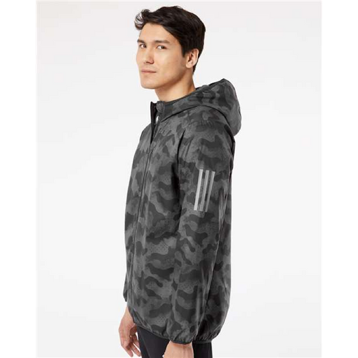 Adidas Hooded Full-Zip Windbreaker - 
