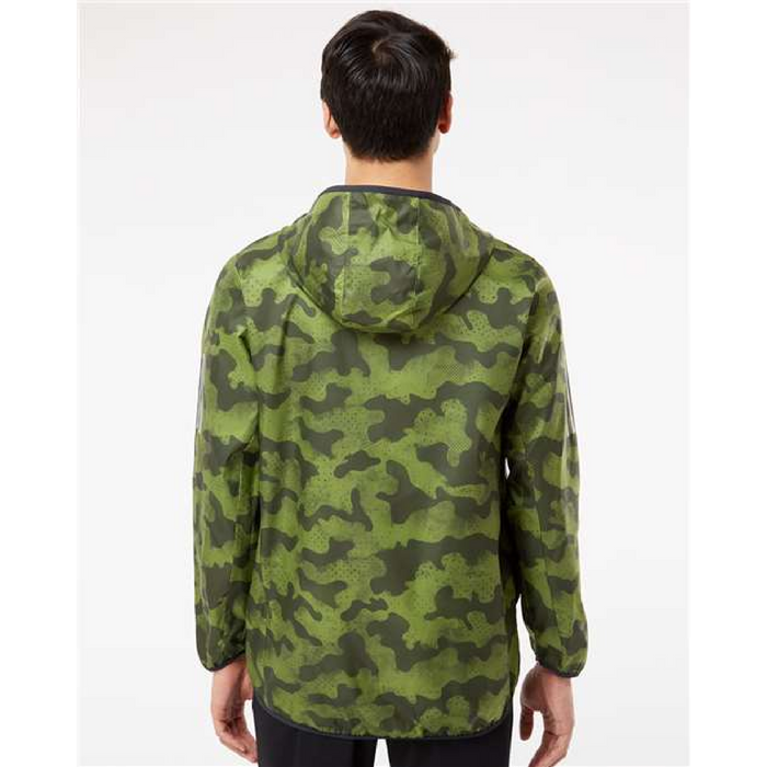 Adidas Hooded Full-Zip Windbreaker - 