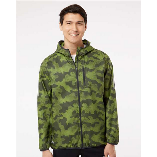 Adidas Hooded Full-Zip Windbreaker - 