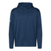 Front view of the Adidas Textured Mixed Media Hooded Sweatshirt - 