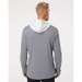 Adidas Textured Mixed Media Hooded Sweatshirt - 