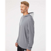 Adidas Textured Mixed Media Hooded Sweatshirt - 