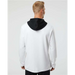 Adidas Textured Mixed Media Hooded Sweatshirt - 