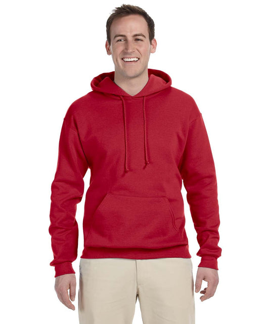 Front and Primary view of the Jerzees Adult NuBlend® Fleece Pullover Hooded Sweatshirt