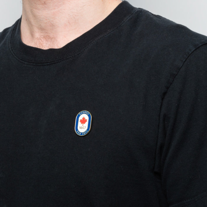Strong and Free Pin - Blue with Magnetic Backing