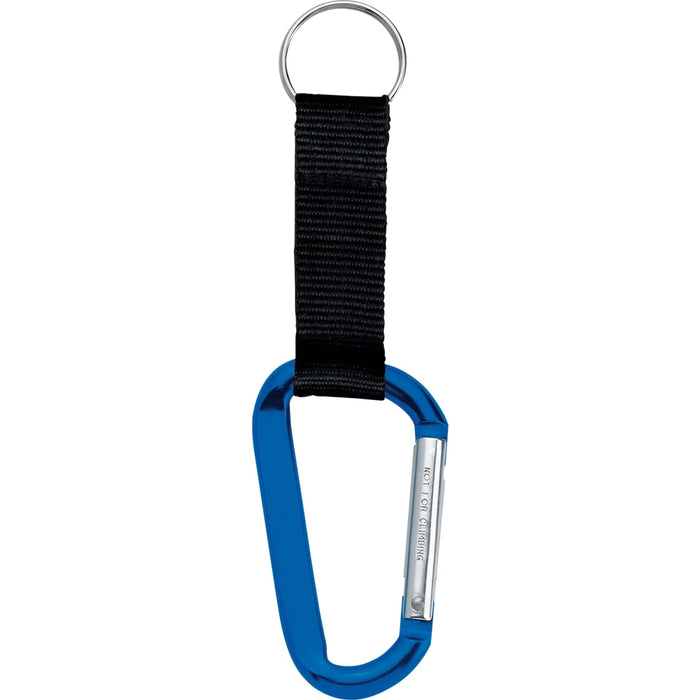 Front and Blank view of the Large Carabiner Key Ring