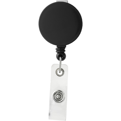 Front and Blank view of the Round Badge Holder