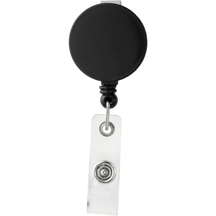 Front and Blank view of the Round Badge Holder