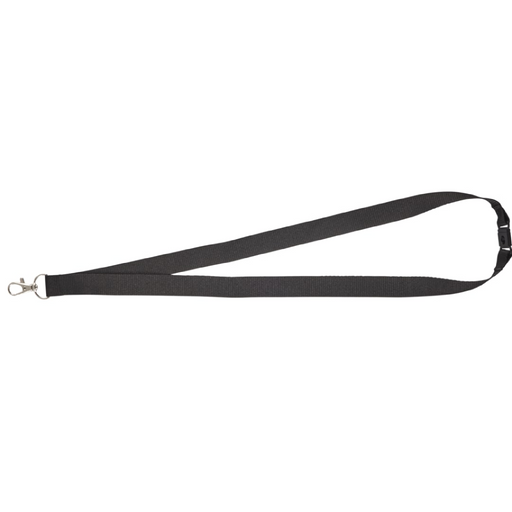 Front and Blank view of the Lanyard with Lobster Clip