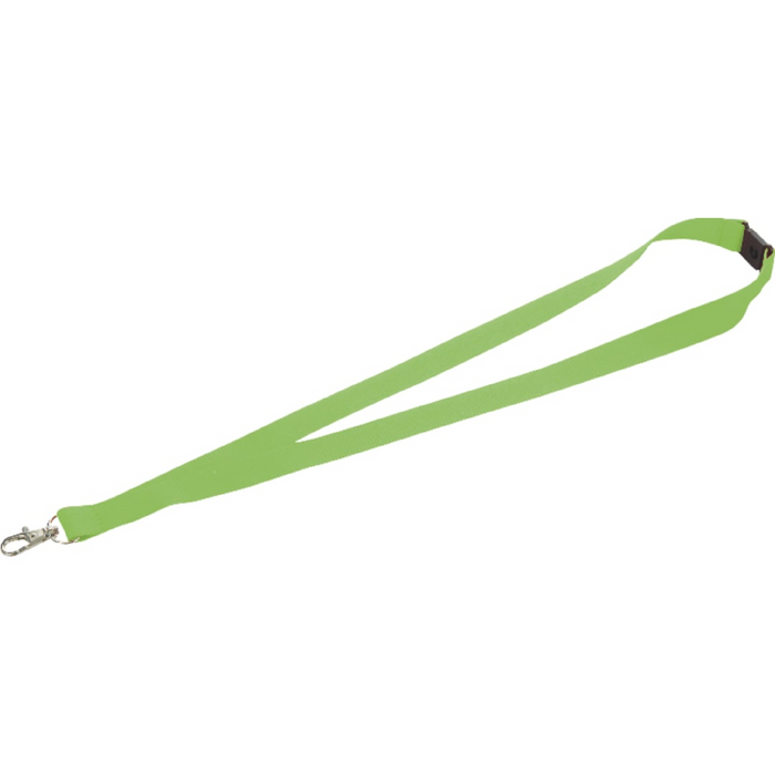Front and Blank view of the Lanyard with Lobster Clip