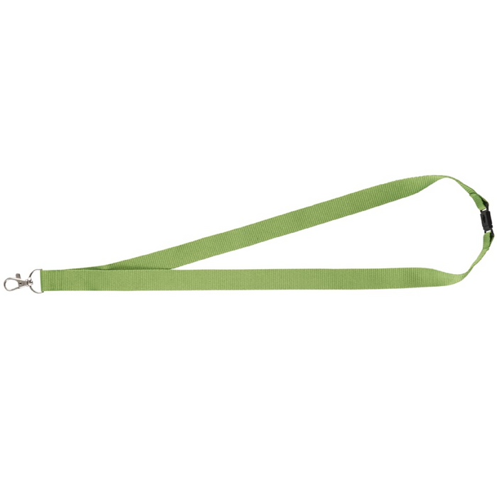 Front and Blank view of the Lanyard with Lobster Clip