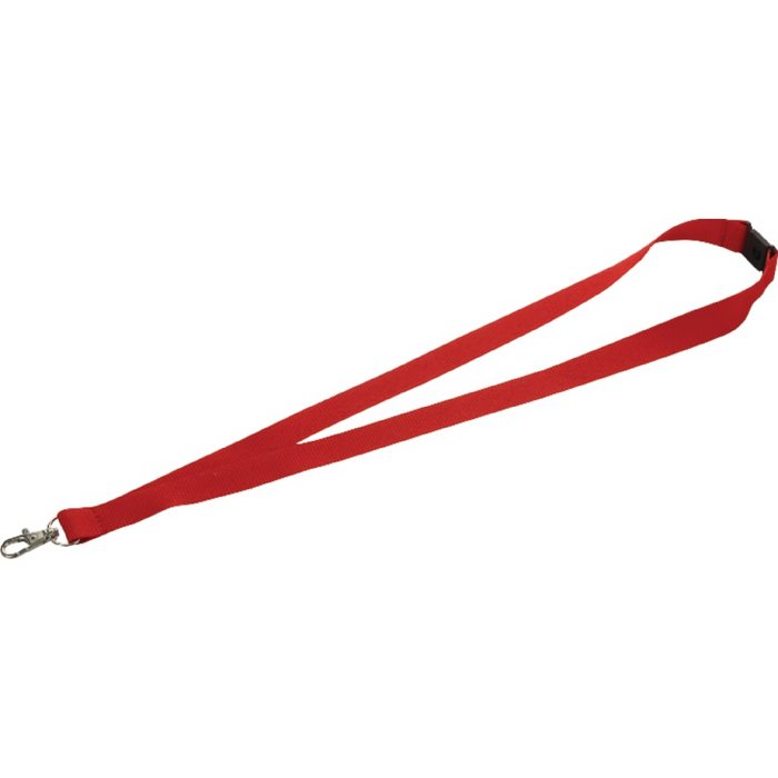 Front and Blank view of the Lanyard with Lobster Clip