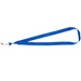 Front and Blank view of the Lanyard with Bulldog Clip