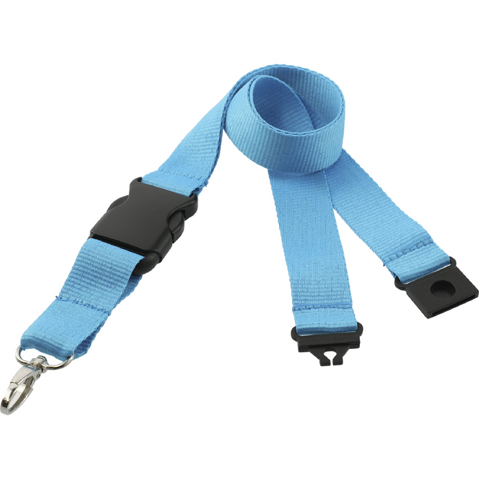 Angle-Right and Blank view of the Hang In There Lanyard