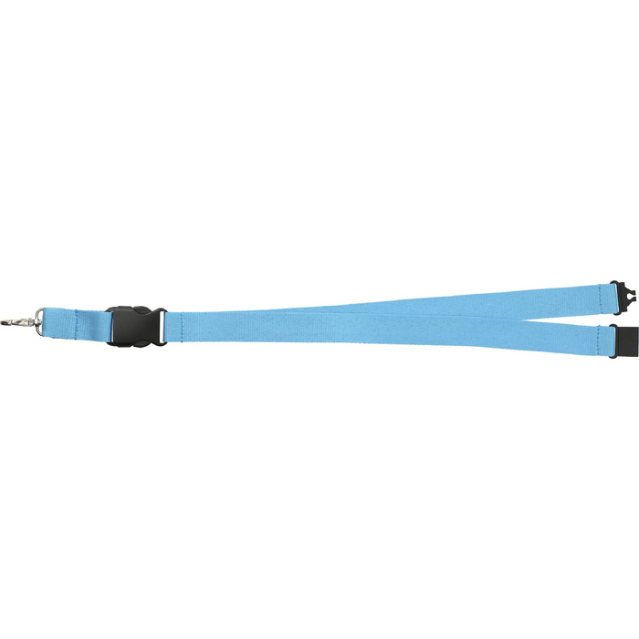 Front and Blank view of the Hang In There Lanyard