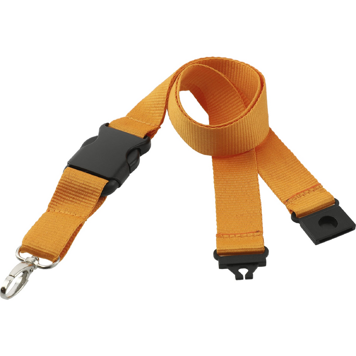 Front and Blank view of the Hang In There Lanyard