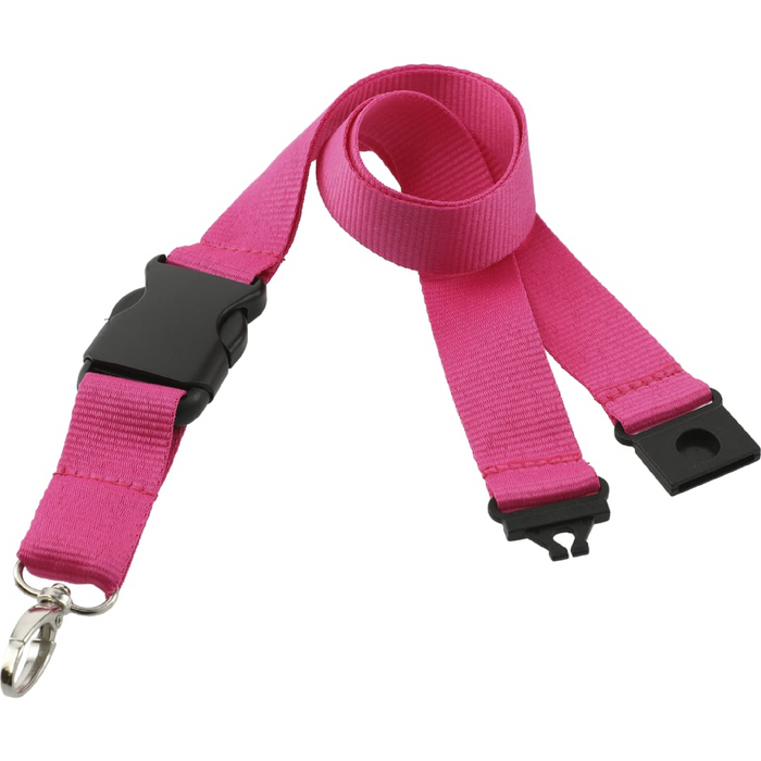 Front and Blank view of the Hang In There Lanyard