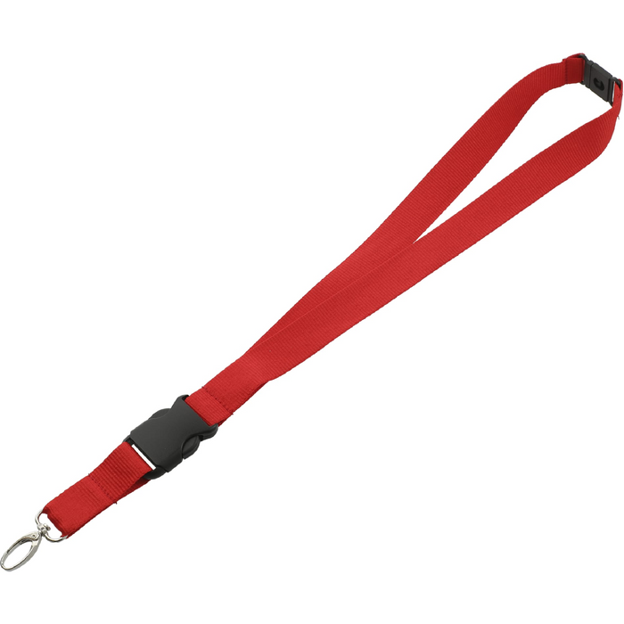 Angle-Right and Blank view of the Hang In There Lanyard