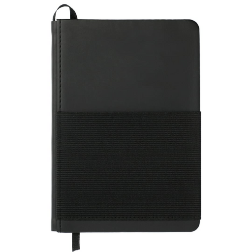 Front and Blank view of the 5" x 7" Elastic Phone Pocket Notebook