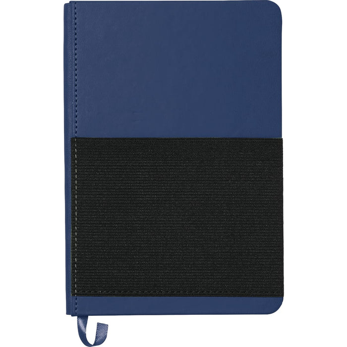 Front and Blank view of the 5" x 7" Elastic Phone Pocket Notebook