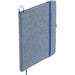 Angle-Right and Blank view of the 5" x 7" Recycled Cotton Bound Notebook