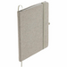 Angle-Right and Blank view of the 5" x 7" Recycled Cotton Bound Notebook