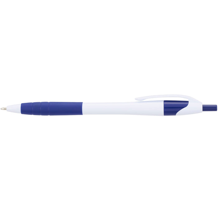 Front and Blank view of the Cougar Rubber Grip Ballpoint Pen