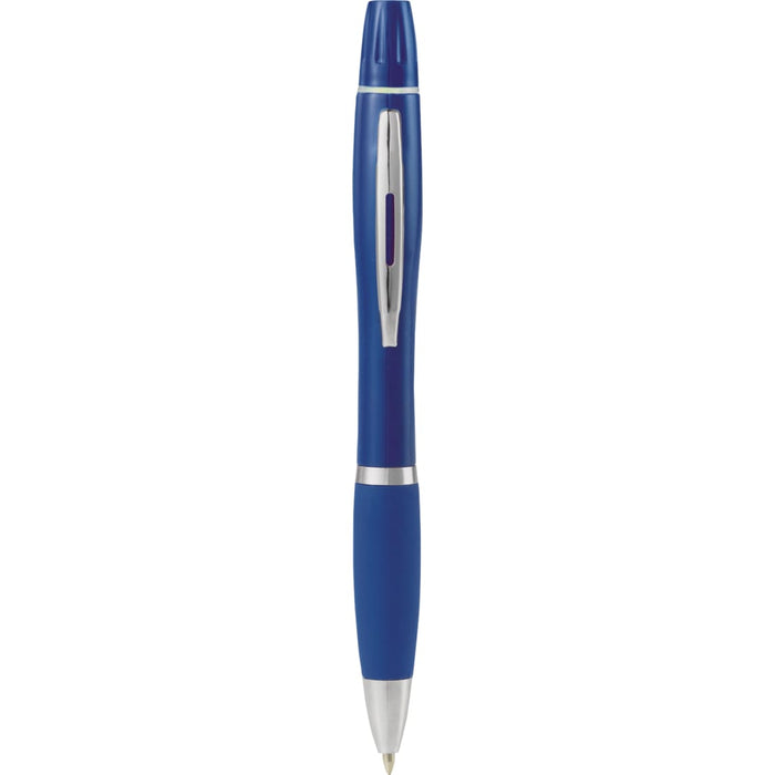 Front view of the Nash Ballpoint Pen-Highlighter