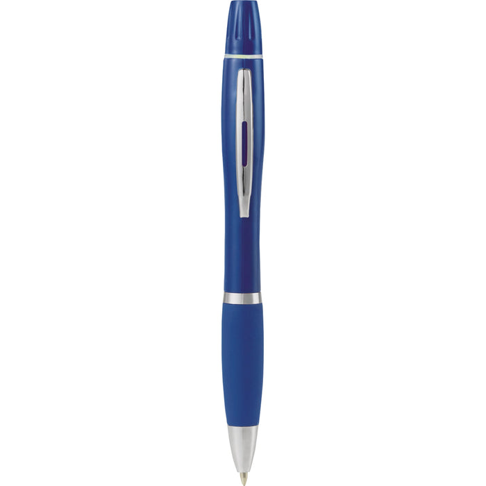 Front view of the Nash Ballpoint Pen-Highlighter