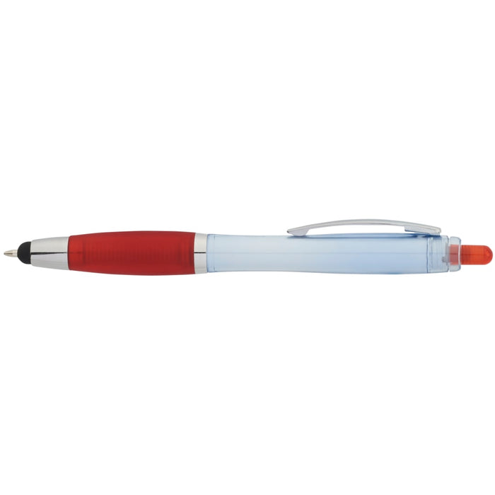 Right-Side and Blank view of the Nash RPET Gel Stylus Pen