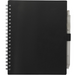 Front and Blank view of the 5.5” x 7” FSC Recycled Spiral Notebook w/ RPET Pe