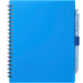 Front and Blank view of the 5.5” x 7” FSC Recycled Spiral Notebook w/ RPET Pe