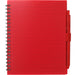 Front and Blank view of the 5.5” x 7” FSC Recycled Spiral Notebook w/ RPET Pe