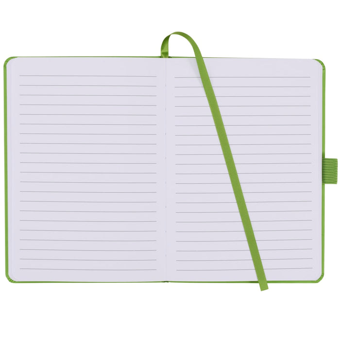 Front view of the 5” x 7” FSC Mix Prism Notebook