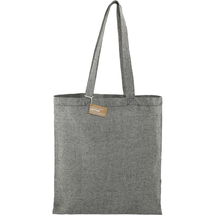 Front and Blank view of the Recycled 5oz Cotton Twill Tote