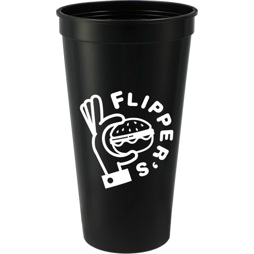 Front and Part Default Image view of the Solid 24oz Stadium Cup