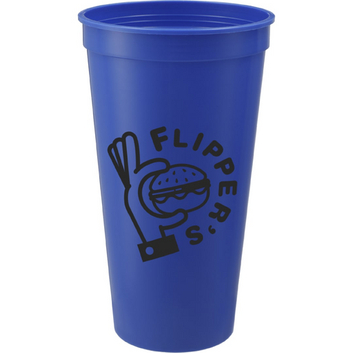 Front and Part Default Image view of the Solid 24oz Stadium Cup