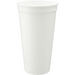 Front and Blank view of the Solid 24oz Stadium Cup