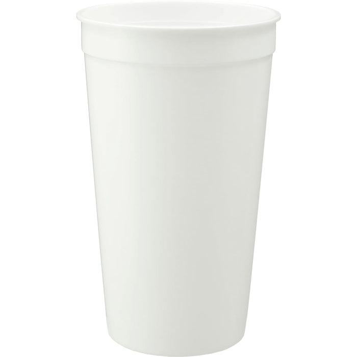 Front and Blank view of the Solid 32oz Stadium Cup