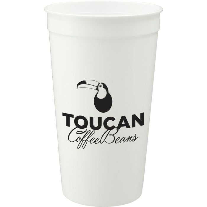 Front and Part Default Image view of the Solid 32oz Stadium Cup