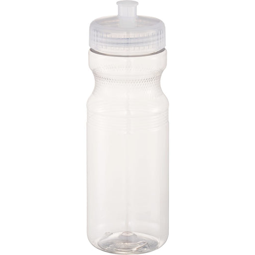 Front and Blank view of the Easy Squeezy Crystal 24oz Sports Bottle