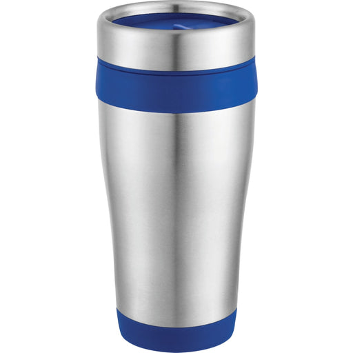 Front and Blank view of the Carmel 16oz Travel Tumbler