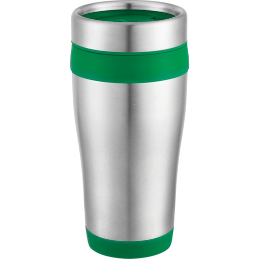 Front and Blank view of the Carmel 16oz Travel Tumbler