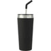 Back and Blank view of the Faye 20oz Vacuum Tumbler w/ SS Straw