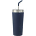 Back and Blank view of the Faye 20oz Vacuum Tumbler w/ SS Straw