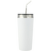 Back and Blank view of the Faye 20oz Vacuum Tumbler w/ SS Straw