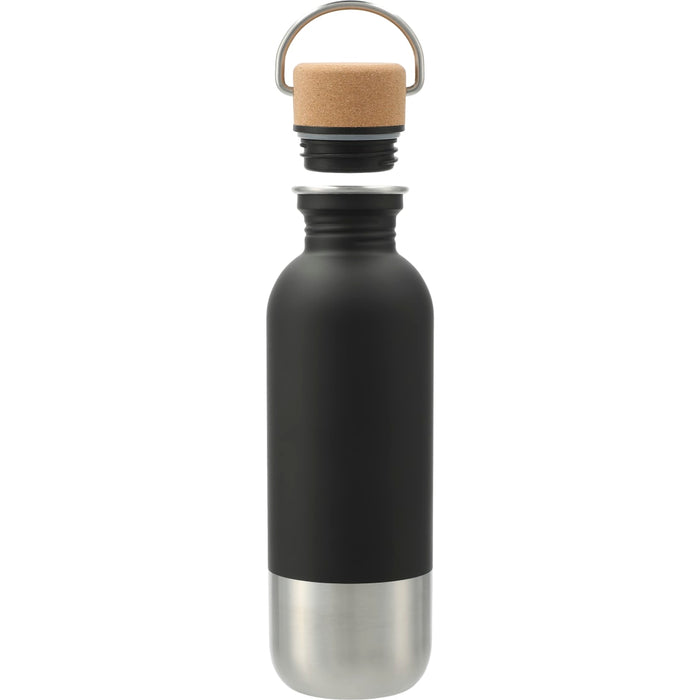 Front and Blank view of the Lagom Single wall Stainless steel Bottle 27oz