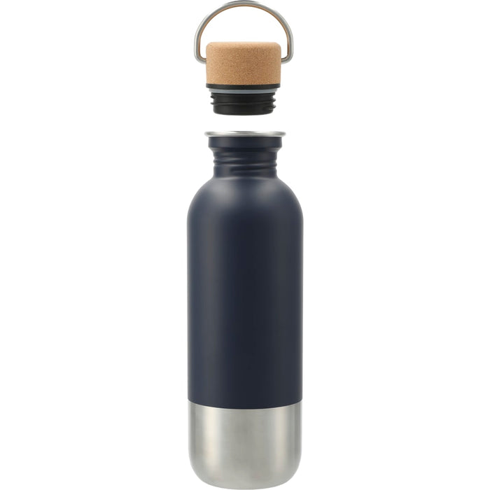 Front and Blank view of the Lagom Single wall Stainless steel Bottle 27oz