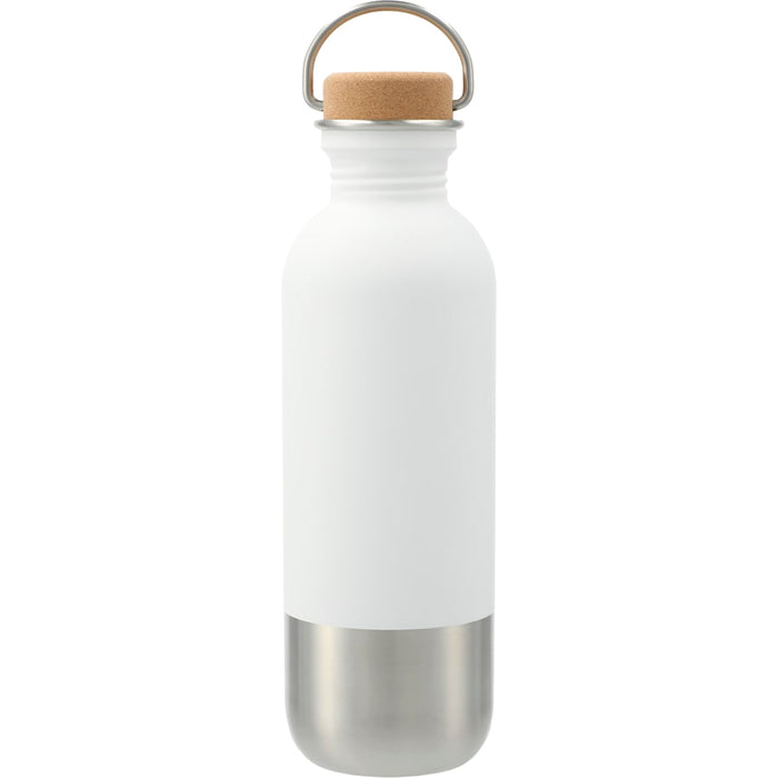 Front and Blank view of the Lagom Single wall Stainless steel Bottle 27oz